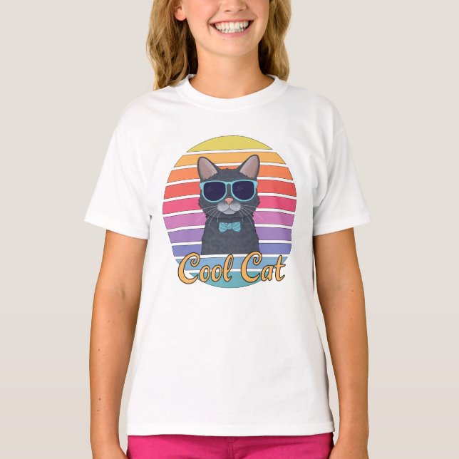 Camiseta Um Gato Legal (Frente)
