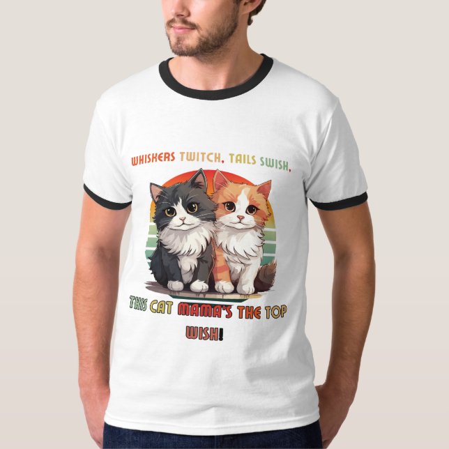 Camiseta "Um gato leva outro" (Frente)