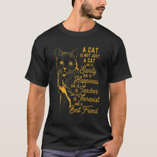 Camiseta Um Gato Não É Apenas Um Gato Gato Cute Proprietári