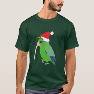 Camiseta Um giro pacífico verde de Natal bonito