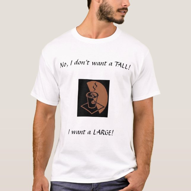 Camiseta Um grande, não um alto (Frente)