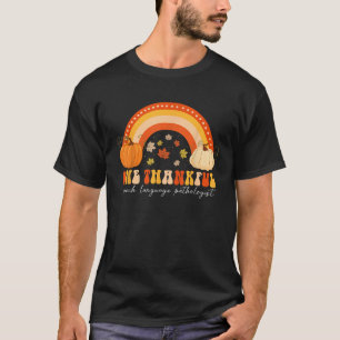 Camiseta Um Grato Professor SLP Abóbora Arco-Íris Outono Do