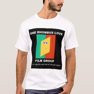 Camiseta Um grupo do filme do amor do Rhombus