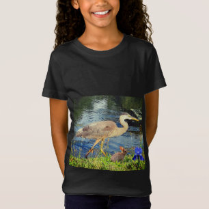 Camiseta Um herão azul