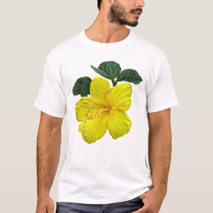Camiseta Um Hibiscus Amarelo