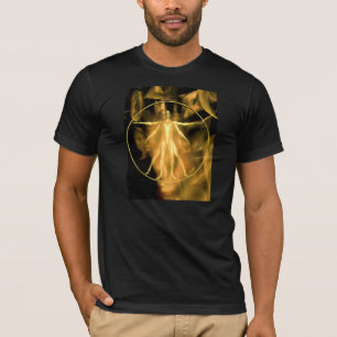 Camiseta Um homem dourado de Vetruvian