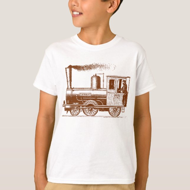 Camiseta Um homem e seu trem - Noz (Frente)