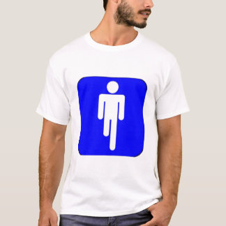 Camiseta um homem equipado com pernas