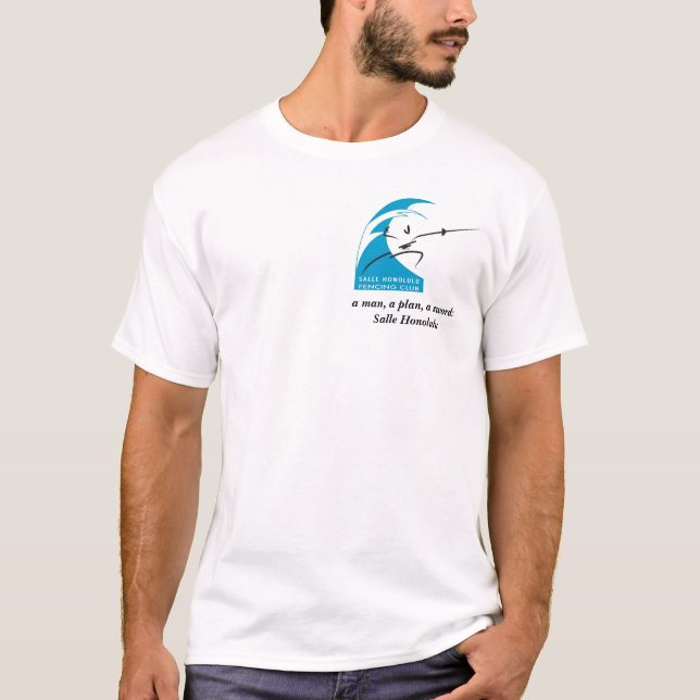 Camiseta um homem, um plano, uma espada: Salle Honolulu (Frente)