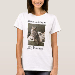 Camiseta Um impressão das corujas,