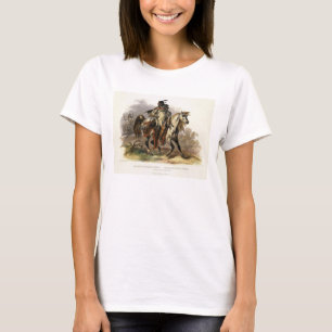 Camiseta Um indiano Blackfoot a cavalo, chapeia 19 do Vol