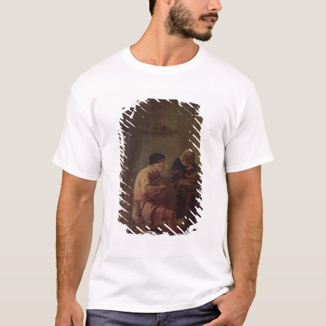 Camiseta Um interior com figuras (Frente)
