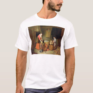 Camiseta Um interior da cozinha, século XVII