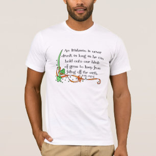 Camiseta Um Irlandês Nunca É Bebado...