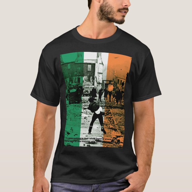 Camiseta Um irlandês que não quer ser quebrado (Frente)