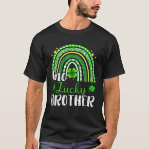 Camiseta Um Irmão Sortudo, Leopardo, Imprima a Rua Arco-Íri