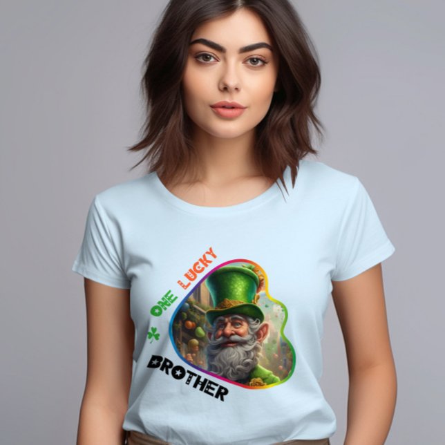 Camiseta Um Irmão Sortudo - Tradições Irlandesas (Criador carregado)