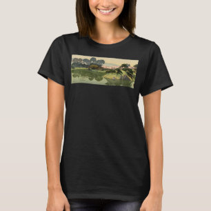 Camiseta Um Jardim Em Okayama Paisagem Natural Japonesa Gra