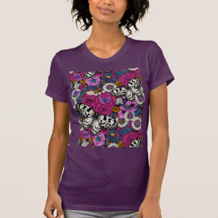Camiseta Um jardim II colorido