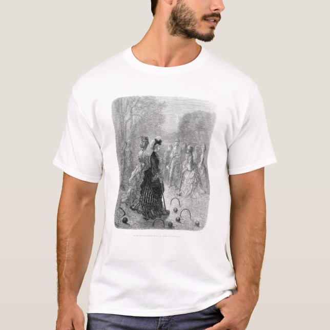 Camiseta Um jogo do Croquet (Frente)