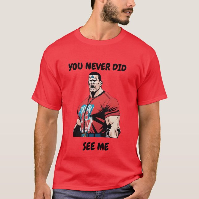 Camiseta Um John Cena Irritado (Frente)