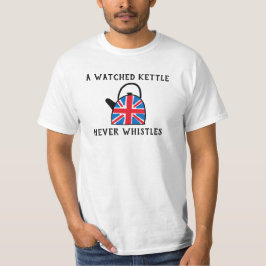 Camiseta Um Kettle Observado Nunca Assalta Tea Reino Unido