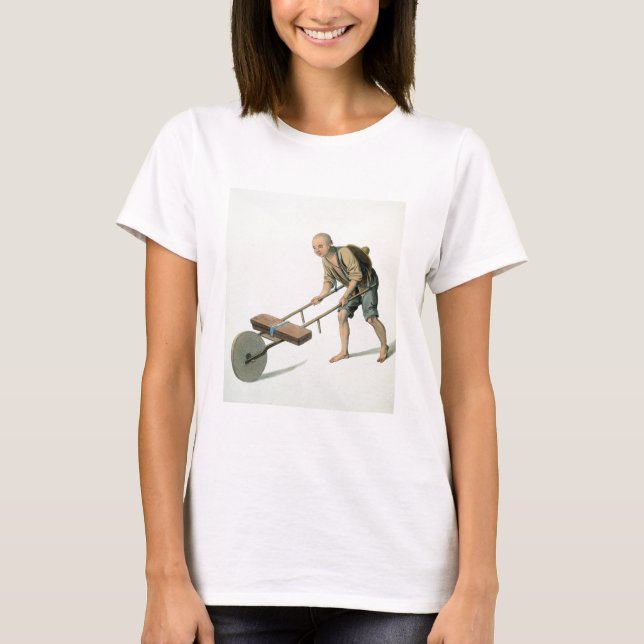 Camiseta Um Laborer, prato 27 de "A fantasia da China", (Frente)