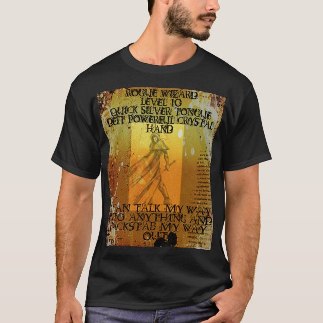 Camiseta Um ladrão e um feiticeiro (Frente)