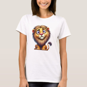 Camiseta Um leão encantador e confuso
