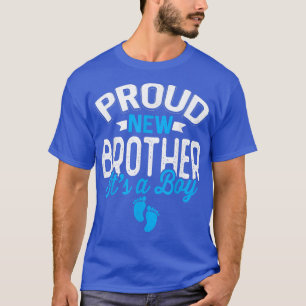Camiseta Um Legal Irmão Novo e Orgulhoso É um Menino Sexo R