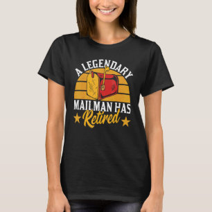 Camiseta Um legendário aposentou o Posto de trabalhadores p