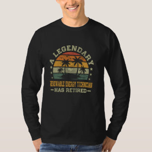 Camiseta Um Legendário Técnico De Energia Renovável Se Apos