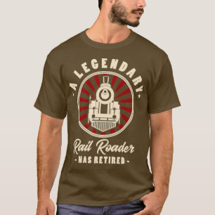 Camiseta Um lendário itinerário ferroviário retirou a fe