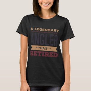 Camiseta Um lendário pescador de peixe-pescador se aposento