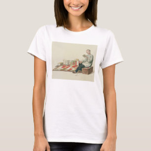 Camiseta Um livreiro, chapeia 6 "do traje de China",