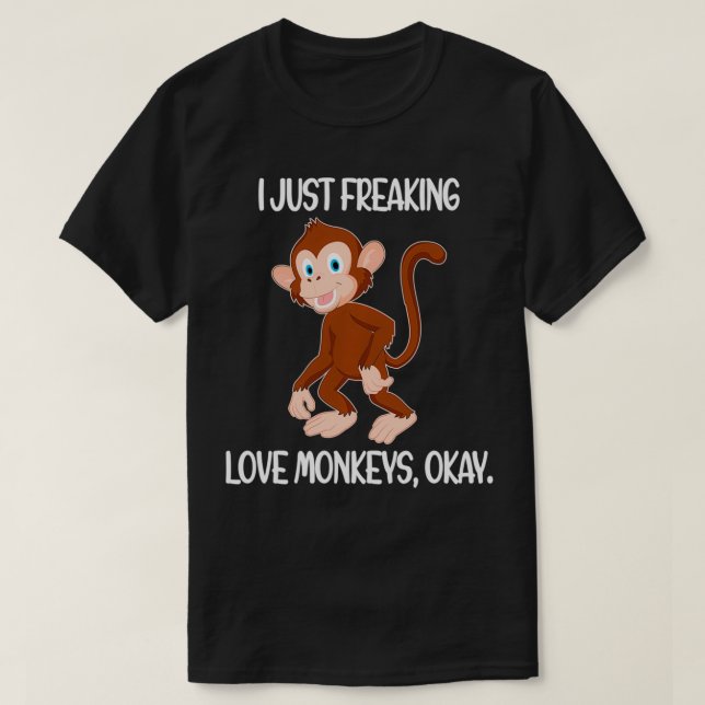 Camiseta Um Macaco Engraçado Presente Que Eu Só Estraguei O (Frente do Design)