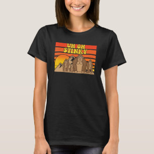 Camiseta Um Macaco Fedorento Para Homens Mulheres Animal 2