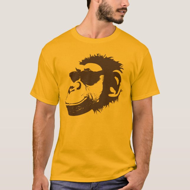 Camiseta Um macaco Legal (Frente)