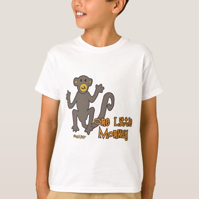 Camiseta Um macaco pequeno (Frente)