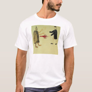Camiseta Um maori trocando uma lagosta