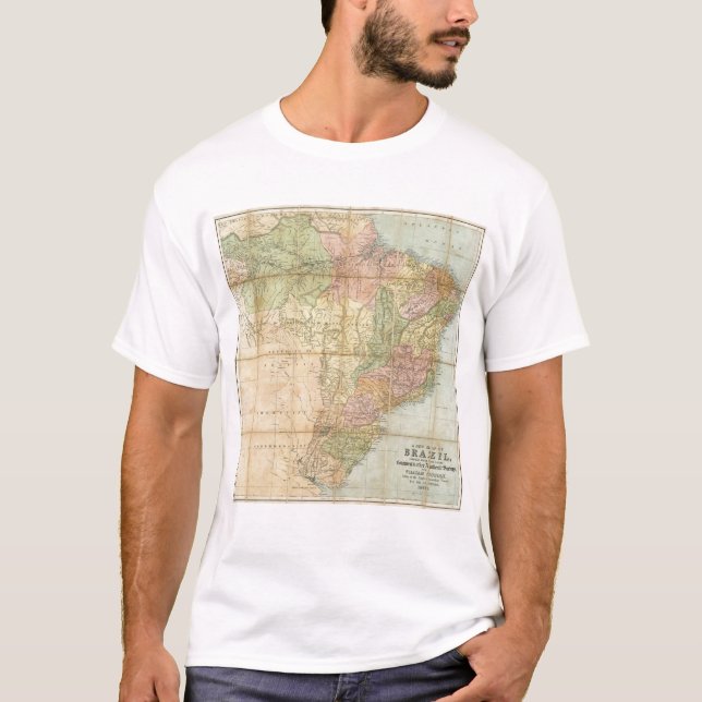 Camiseta Um mapa novo de Brasil (Frente)