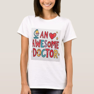 Camiseta Um médico incrível. Presente de agradecimento 
