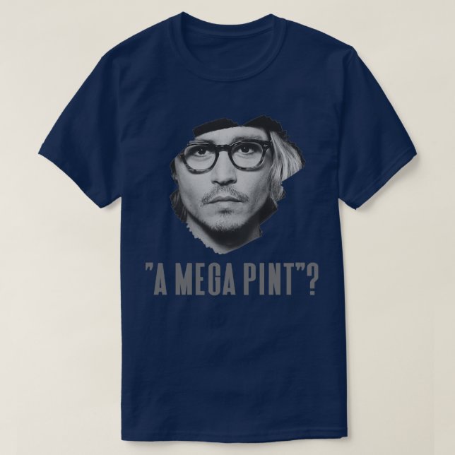 Camiseta Um Mega Pint Mega Pint De Vinho T 2 (Frente do Design)