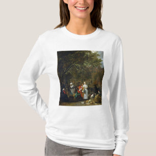 Camiseta Um mercado da erva em Amsterdão