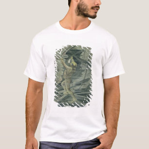 Camiseta Um mergulhador do mar profundo que olha as