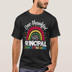 Camiseta Um Mês de Patrimônio Hispânico do Principal Agradá