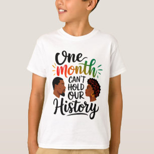 Camiseta Um Mês não pode manter nossa história de 2025