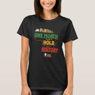 Camiseta Um Mês Não Pode Segurar Nossa História Mapa da Áfr