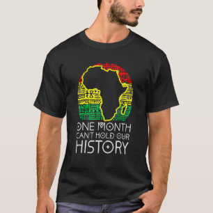 Camiseta Um Mês Não Pode Segurar Nossa História Pan-African
