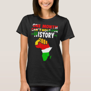 Camiseta Um Mês Pode Manter Nosso Mapa Da História Da Áfric